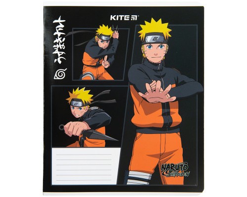 Зошит Kite Naruto 18 аркушів, лінія (NR23-237)