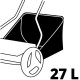 Газонокосарка Einhell GC-HM 400, 40 см, 13-37 мм, 27 л, 7.5 кг (3414129)