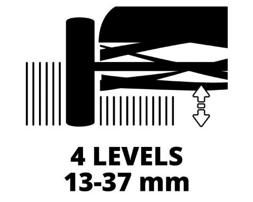 Газонокосарка Einhell GC-HM 400, 40 см, 13-37 мм, 27 л, 7.5 кг (3414129)
