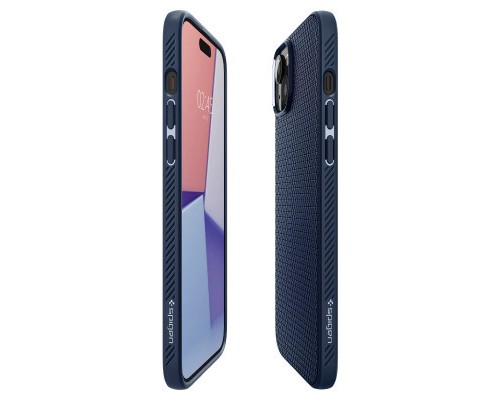 Чохол до мобільного телефона Spigen Apple iPhone 15 Liquid Air NavyBlue (ACS06791)