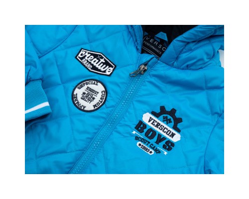 Куртка дитяча Verscon стьобана (3608-116B-lightblue)