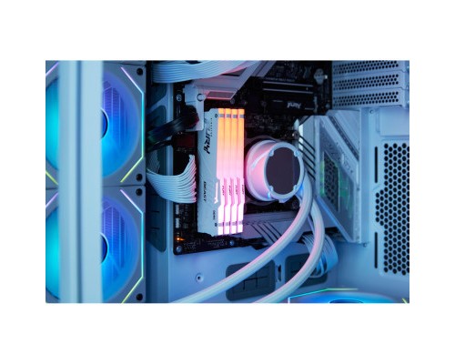 Модуль пам'яті для комп'ютера DDR5 32GB (2x16GB) 6000 MHz Beast White RGB Kingston Fury (ex.HyperX) (KF560C36BWEAK2-32)