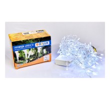 Гірлянда Delux ICICLE С 100LED 3.2х0.7 м Білий/Прозорий IP20 (90015252)