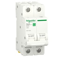 Автоматичний вимикач Schneider Electric RESI9 6kA 2P 63A С (R9F12263)