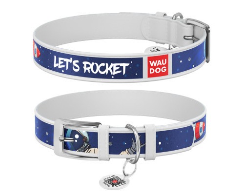 Нашийник для тварин WAUDOG Design з QR паспортом 