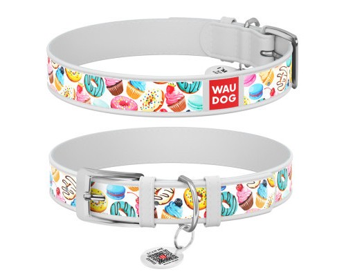 Нашийник для тварин WAUDOG Design з QR паспортом 