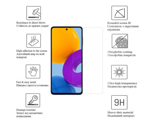 Скло захисне Drobak Motorola G84 (535372)