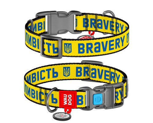 Нашийник для тварин WAUDOG Nylon з QR паспортом 