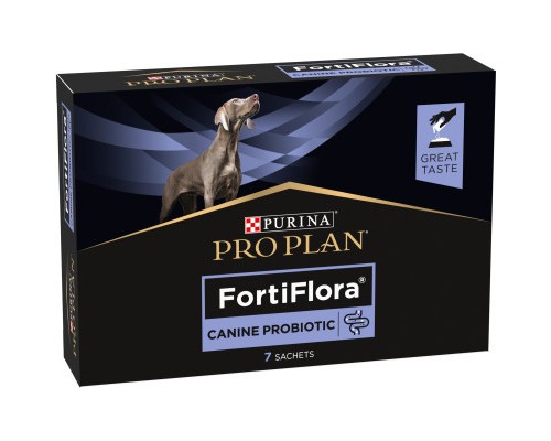 Пробіотична добавка для тварин Purina Pro Plan Canine Probiotic FortiFlora 7х1 г (8445290041210)
