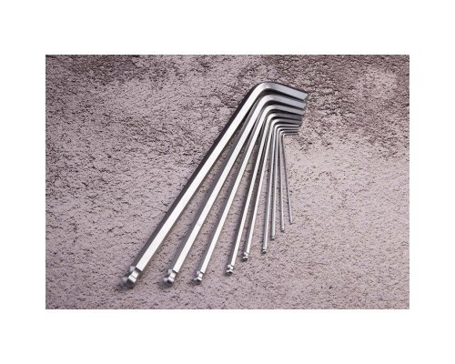 Ключ KING TONY шестигранний 9 шт. екстрадовгий Г-подібний з кулькою (20109MR)