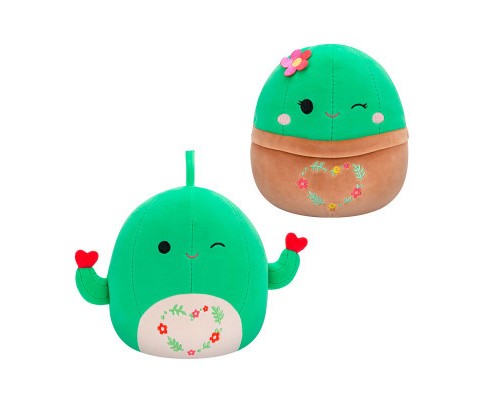 М'яка іграшка Squishmallows Друзі Кактуси 2 шт, 19 см (SQVA00845) М'яка іграшка Squishmallows Друзі Кактуси 2 шт, 19 см (SQVA00845)