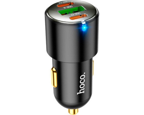 Зарядний пристрій HOCO NZ6 2xType-C, USB-A Black (6931474765185)