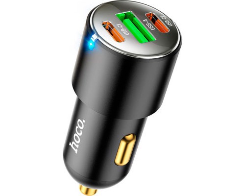 Зарядний пристрій HOCO NZ6 2xType-C, USB-A Black (6931474765185)