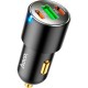 Зарядний пристрій HOCO NZ6 2xType-C, USB-A Black (6931474765185)