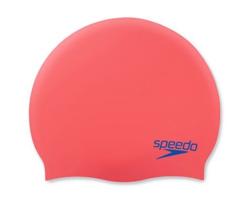 Шапка для плавання Speedo Plain Moud Silc Cap JU червоний, синій 8-70990H200 OSFM (5053744739953)