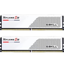 Модуль пам'яті для комп'ютера DDR5 32GB (2x16GB) 5600 MHz Ripjaws S5 White G.Skill (F5-5600J4040C16GX2-RS5W)