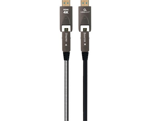 Кабель мультимедійний HDMI to HDMI A/D to A/D 20.0m V.2.0 4K 60Hz Optic (AOC) Cablexpert (CCAP-HDMIDD-AOC-20M) Кабель мультимедійний HDMI to HDMI A/D to A/D 20.0m V.2.0 4K 60Hz Optic (AOC) Cablexpert (CCAP-HDMIDD-AOC-20M)