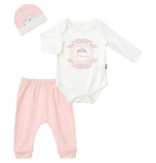 Набір дитячого одягу Miniworld PRINCESS (14825-68G-peach)