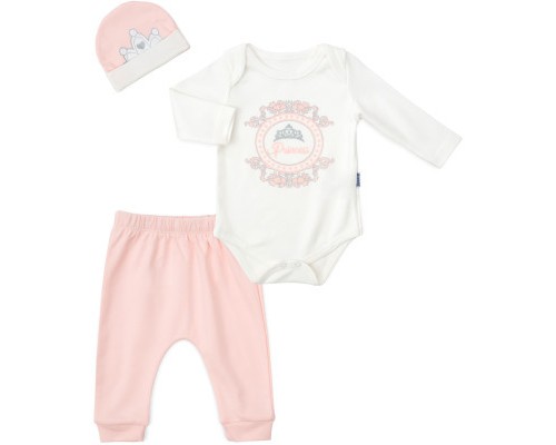 Набір дитячого одягу Miniworld PRINCESS (14825-68G-peach)