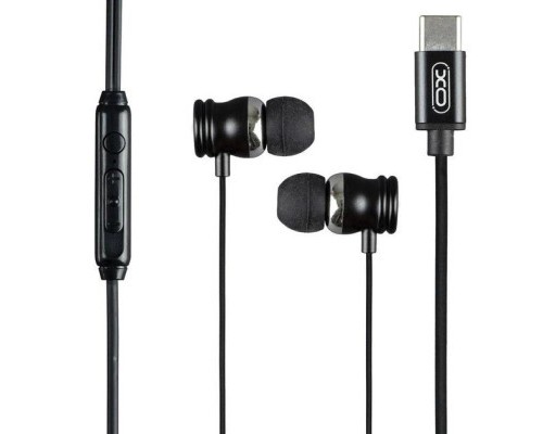 Навушники XO EP56 Type-C Black (XO-EP56BK)