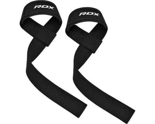 Кистьові лямки RDX W1 Gym Single Strap Black Plus (WAN-W1B+)