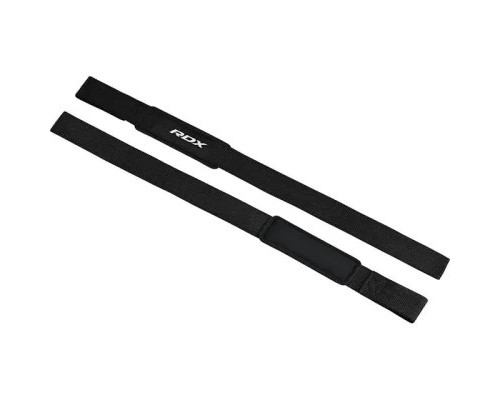 Кистьові лямки RDX W1 Gym Single Strap Black Plus (WAN-W1B+)