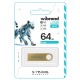 USB флеш накопичувач Wibrand 64GB Puma Gold USB 2.0 (WI2.0/PU64U1G) 