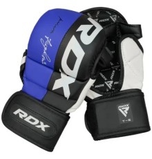 Рукавички для MMA RDX T6 Plus Rex Blue S (GGR-T6U-S+)