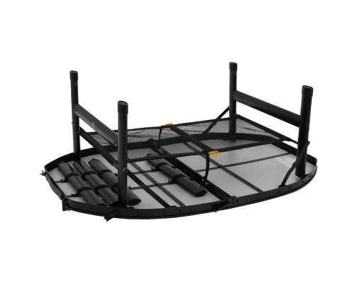 Туристичний стіл Bo-Camp Woodbine Oval 100x70 cm Black/Wood look (1404185)