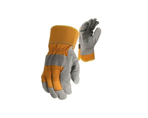 Захисні рукавиці Stanley розмір L/9, з тонкоізоляційним утеплювачем 3М та шкіряною долонею (SY780L)