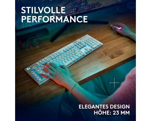 Клавіатура Logitech G915 X Lightspeed Switch-Tactile Wireless/Bluetooth/USB UA White (920-012690)