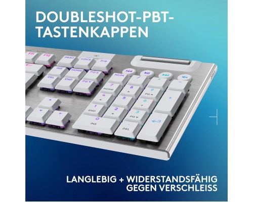 Клавіатура Logitech G915 X Lightspeed Switch-Tactile Wireless/Bluetooth/USB UA White (920-012690)