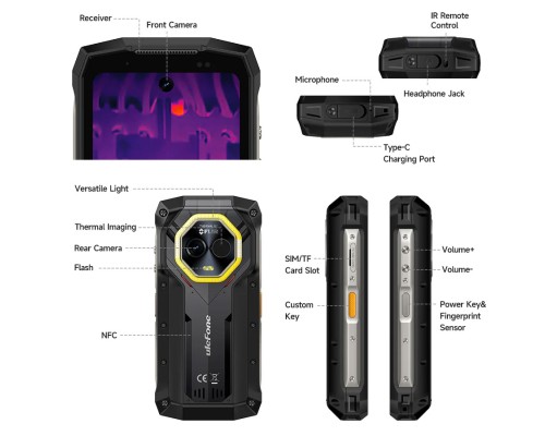 Мобільний телефон Ulefone Armor Mini 20T Pro 8/256Gb Black (6975326663236)