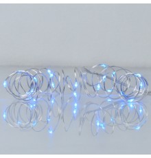 Гірлянда YES! Fun Нитка на мідному дроті 20 LED Синя 2 м Статична На батарейках (975025)
