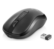 Мишка REAL-EL RM-450W Wireless/Bluetooth Black/Gray (EL123200046)