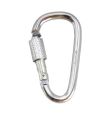 Карабін туристичний Tramp Набір 10 шт з муфтою 5 cм Silver (UTRA-299-silver)