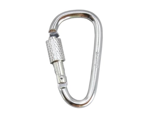 Карабін туристичний Tramp Набір 10 шт з муфтою 5 cм Silver (UTRA-299-silver)