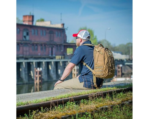 Рюкзак туристичний Helikon-Tex 21л Backpack - Nylon Polyester Blend - Melange Black-Grey (PL-EDC-NP-M1)