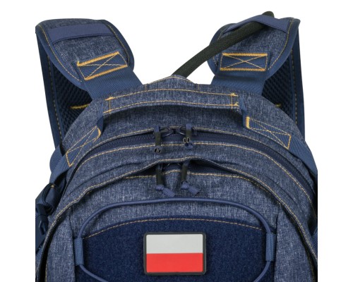 Рюкзак туристичний Helikon-Tex 21л Backpack - Nylon Polyester Blend - Melange Black-Grey (PL-EDC-NP-M1)