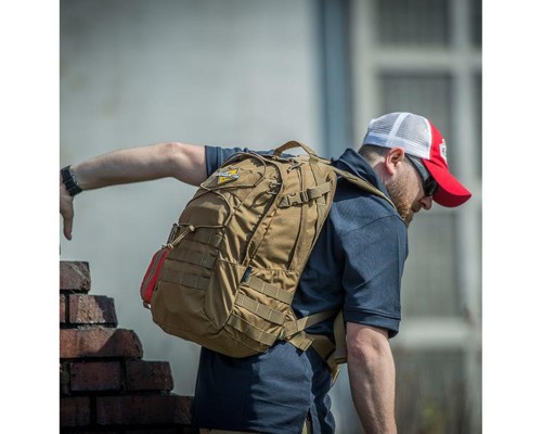 Рюкзак туристичний Helikon-Tex 21л Backpack - Nylon Polyester Blend - Melange Black-Grey (PL-EDC-NP-M1)