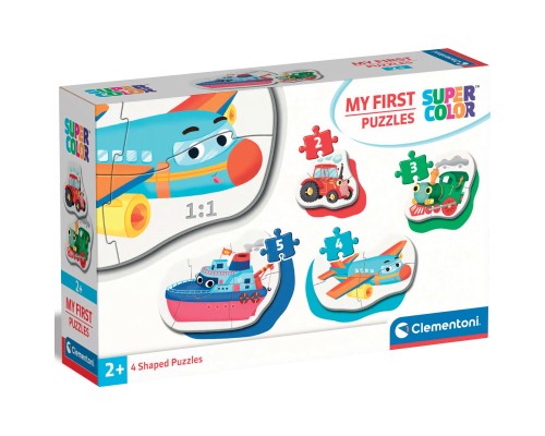 Пазл Clementoni 4 в 1 Means of Transport, серія My First Puzzles (20811)