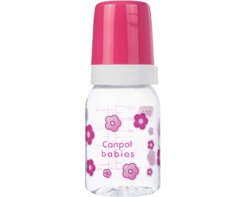 Пляшечка для годування Lovi 120 мл (BPA FREE) рожева (11/820)