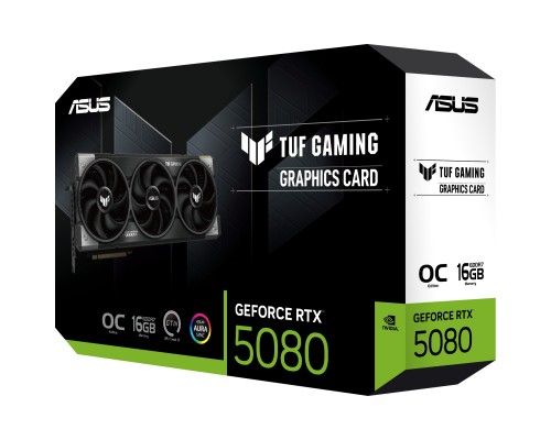 Відеокарта ASUS GeForce RTX5080 16GB TUF OC GAMING (TUF-RTX5080-O16G-GAMING)