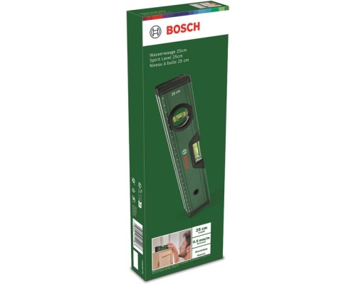 Рівень Bosch 25см, 2 капсули, алюмінієвий корпус (1.600.A02.7PL)