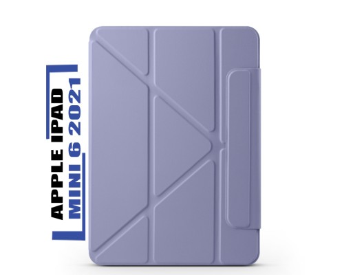 Чохол до планшета BeCover Ultra Slim Origami Magnetic Apple iPad Mini 6 2021 Deep Purple (712945)
