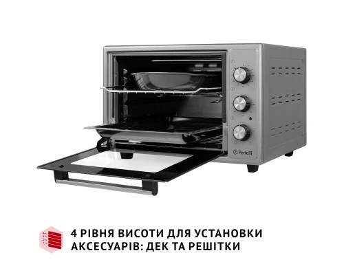 Електропіч Perfelli MIRAGE 37 GREY