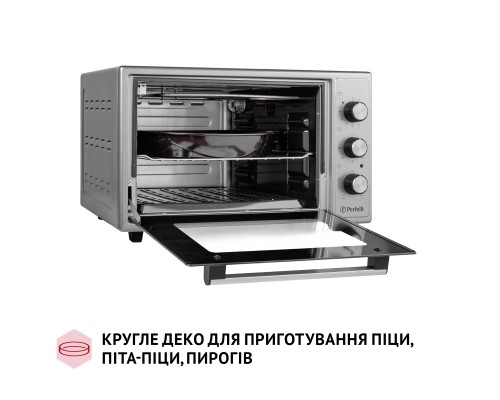 Електропіч Perfelli MIRAGE 37 GREY