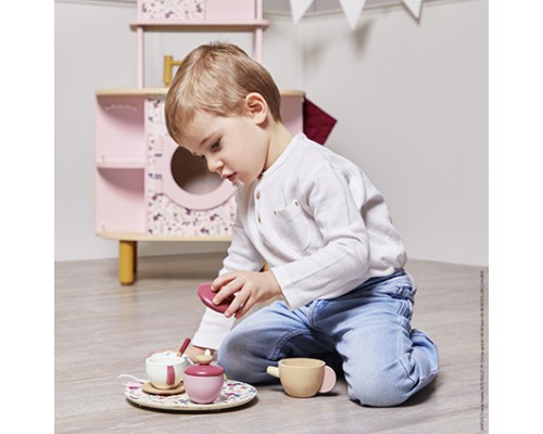 Ігровий набір Janod дерев'яна кухня двостороння (J06616)