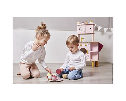 Ігровий набір Janod дерев'яна кухня двостороння (J06616)