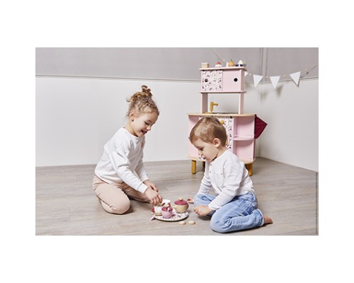 Ігровий набір Janod дерев'яна кухня двостороння (J06616)